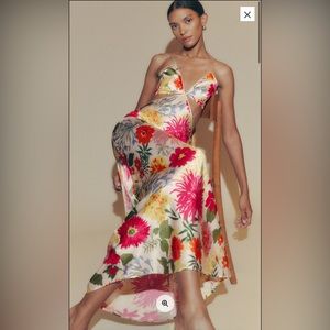 Reformation- Poppies Silk Dress